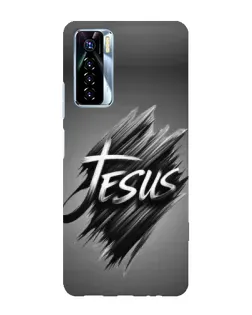Чохол для TECNO Camon 17 Pro з картинкою «Напис Jesus Graffiti»