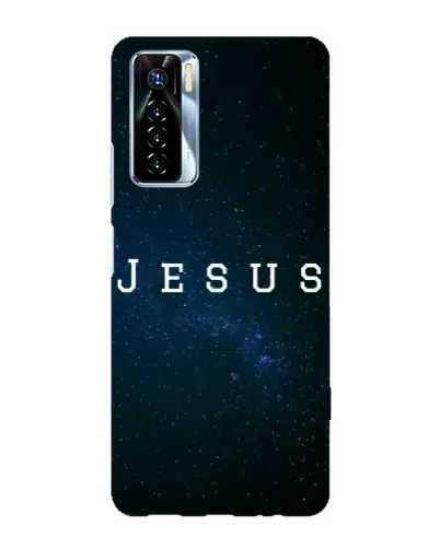 Чохол для TECNO Camon 17 Pro з картинкою «Зоряне небо Jesus» Чохол для TECNO Camon 17 Pro з картинкою «Зоряне небо Jesus»
