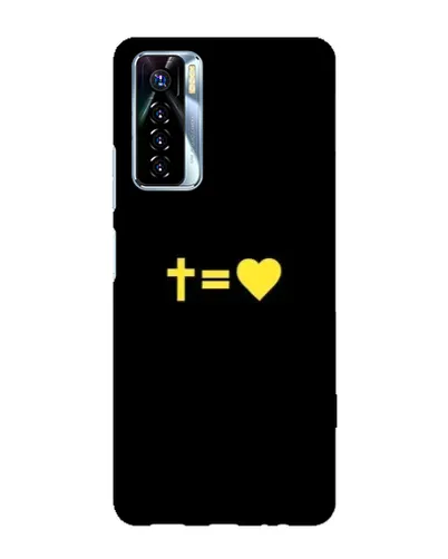 Чохол для TECNO Camon 17 Pro з картинкою «Серце та Хрест» Чохол для TECNO Camon 17 Pro з картинкою «Серце та Хрест»