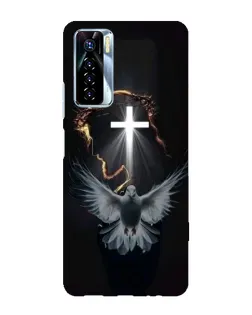 Чохол для TECNO Camon 17 Pro з картинкою «Голуб та Світло»