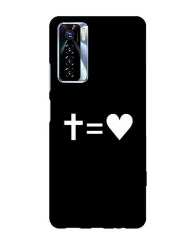 Чохол для TECNO Camon 17 Pro з картинкою «Хрест та Серце» Чохол для TECNO Camon 17 Pro з картинкою «Хрест та Серце»
