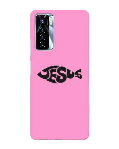Чохол для TECNO Camon 17 Pro з картинкою «Рожевий символ Jesus» Чохол для TECNO Camon 17 Pro з картинкою «Рожевий символ Jesus»