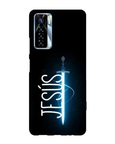 Чохол для TECNO Camon 17 Pro з картинкою «Меч Духа Jesus» Чохол для TECNO Camon 17 Pro з картинкою «Меч Духа Jesus»