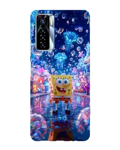 Чехол для TECNO Camon 17 Pro с картинкой «Неоновый океан»
