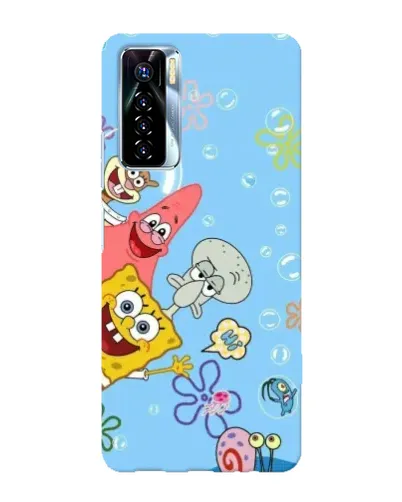 Чехол для TECNO Camon 17 Pro с картинкой «Веселые пузырьки»