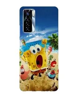 Чехол для TECNO Camon 17 Pro с картинкой «Развлечения на пляже»