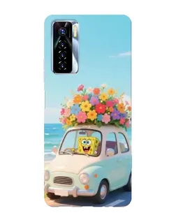 Чехол для TECNO Camon 17 Pro с картинкой «Автомобильное путешествие»
