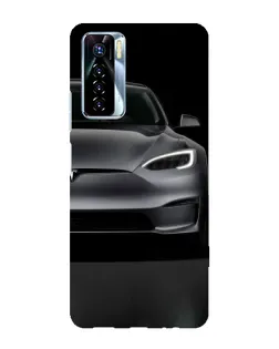 Чехол для TECNO Camon 17 Pro с картинкой «Tesla Model S Look»