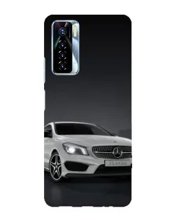 Чехол для TECNO Camon 17 Pro с картинкой «Mercedes AMG GT Silver»