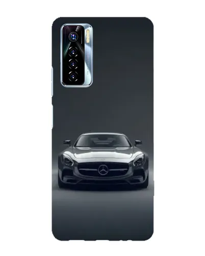 Чехол для TECNO Camon 17 Pro с картинкой «Mercedes на черном» Чехол для TECNO Camon 17 Pro с картинкой «Mercedes на черном»