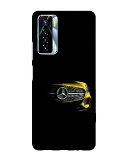 Чехол для TECNO Camon 17 Pro с картинкой «Mercedes — ретро стиль»