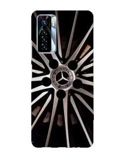 Чехол для TECNO Camon 17 Pro с картинкой «Диск Mercedes»