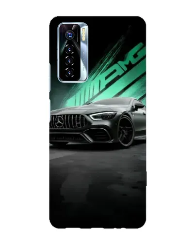 Чехол для TECNO Camon 17 Pro с картинкой «Темный Mercedes AMG» Чехол для TECNO Camon 17 Pro с картинкой «Темный Mercedes AMG»