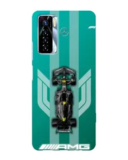 Чехол для TECNO Camon 17 Pro с картинкой «Mercedes AMG Petronas»