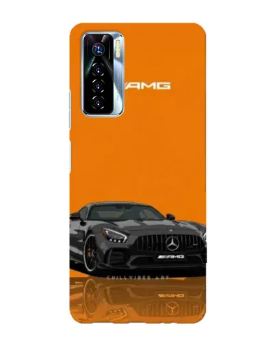 Чехол для TECNO Camon 17 Pro с картинкой «Оранжевый Mercedes AMG» Чехол для TECNO Camon 17 Pro с картинкой «Оранжевый Mercedes AMG»