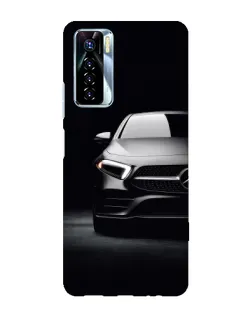 Чехол для TECNO Camon 17 Pro с картинкой «Свет фар Mercedes»