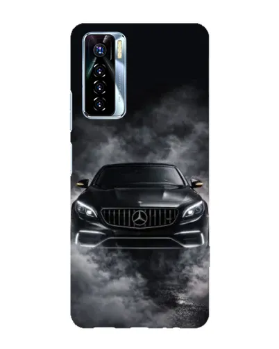 Чехол для TECNO Camon 17 Pro с картинкой «Mercedes в дыму» Чехол для TECNO Camon 17 Pro с картинкой «Mercedes в дыму»