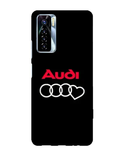 Чехол для TECNO Camon 17 Pro с картинкой «Логотип Audi Heart»