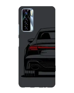 Чехол для TECNO Camon 17 Pro с картинкой «Задняя часть Audi — арт»