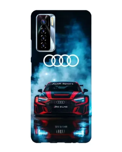 Чехол для TECNO Camon 17 Pro с картинкой «Audi Sport — неон»
