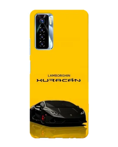 Чехол для TECNO Camon 17 Pro с картинкой «Lamborghini Huracan черный»