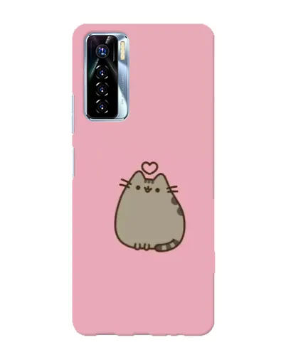 Чехол для TECNO Camon 17 Pro с картинкой «Pusheen сердце» Чехол для TECNO Camon 17 Pro с картинкой «Pusheen сердце»