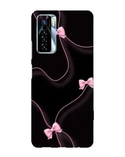 Чехол для TECNO Camon 17 Pro с картинкой «Розовые ленты»