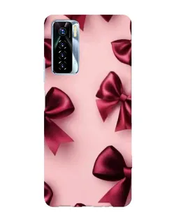 Чехол для TECNO Camon 17 Pro с картинкой «Бордовый атлас»
