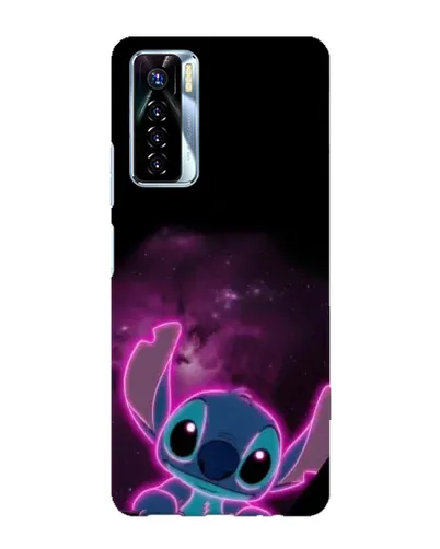 Чехол для TECNO Camon 17 Pro с картинкой «Неоновый Stitch» Чехол для TECNO Camon 17 Pro с картинкой «Неоновый Stitch»