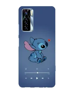 Чехол для TECNO Camon 17 Pro с картинкой «Музыкальный Stitch» Чехол для TECNO Camon 17 Pro с картинкой «Музыкальный Stitch»