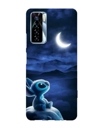 Чехол для TECNO Camon 17 Pro с картинкой «Лунная ночь Стича» Чехол для TECNO Camon 17 Pro с картинкой «Лунная ночь Стича»