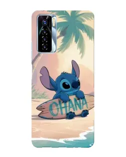 Чехол для TECNO Camon 17 Pro с картинкой «Стич на серфе» Чехол для TECNO Camon 17 Pro с картинкой «Стич на серфе»