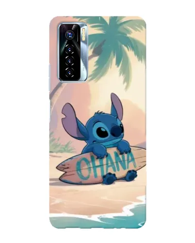 Чехол для TECNO Camon 17 Pro с картинкой «Стич на серфе» Чехол для TECNO Camon 17 Pro с картинкой «Стич на серфе»