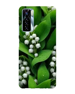 Чохол для TECNO Camon 17 Pro з картинкою «Конвалії в зелені»