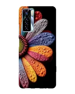Чохол для TECNO Camon 17 Pro з картинкою «Райдужна квітка»