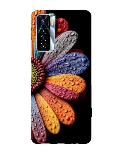 Чохол для TECNO Camon 17 Pro з картинкою «Райдужна квітка»