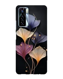 Чохол для TECNO Camon 17 Pro з картинкою «Лілові квіти грації»