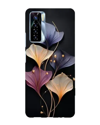 Чохол для TECNO Camon 17 Pro з картинкою «Лілові квіти грації»