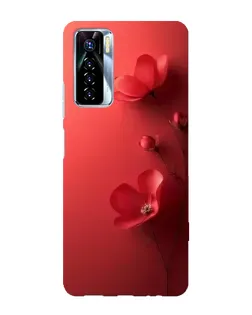 Чохол для TECNO Camon 17 Pro з картинкою «Макові суцвіття»