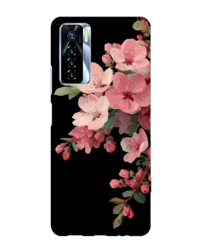 Чохол для TECNO Camon 17 Pro з картинкою «Рожева гілка сакури»