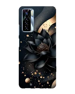 Чохол для TECNO Camon 17 Pro з картинкою «Чорний лотос»