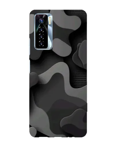 Чохол для TECNO Camon 17 Pro з картинкою «Темний абстрактний камуфляж» Чохол для TECNO Camon 17 Pro з картинкою «Темний абстрактний камуфляж»