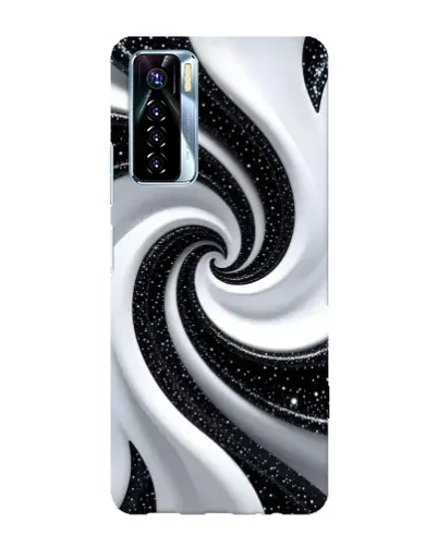 Чохол для TECNO Camon 17 Pro з картинкою «Чорно-біла спіраль» Чохол для TECNO Camon 17 Pro з картинкою «Чорно-біла спіраль»