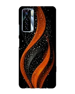 Чохол для TECNO Camon 17 Pro з картинкою «Вогняна зоряна хвиля»
