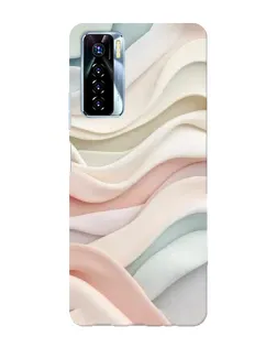Чохол для TECNO Camon 17 Pro з картинкою «Пастельні ніжні хвилі»