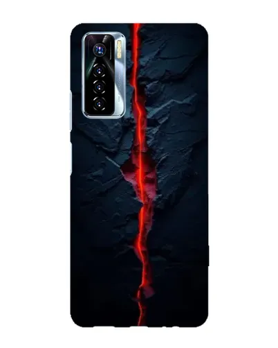 Чохол для TECNO Camon 17 Pro з картинкою «Червона лавова тріщина» Чохол для TECNO Camon 17 Pro з картинкою «Червона лавова тріщина»