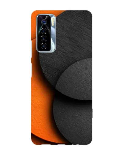 Чохол для TECNO Camon 17 Pro з картинкою «Геометрія помаранчевих кіл» Чохол для TECNO Camon 17 Pro з картинкою «Геометрія помаранчевих кіл»