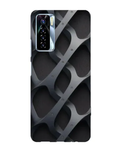Чохол для TECNO Camon 17 Pro з картинкою «Об'ємне сіре плетіння» Чохол для TECNO Camon 17 Pro з картинкою «Об'ємне сіре плетіння»