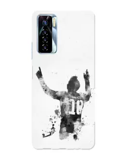 Чехол для TECNO Camon 17 Pro с картинкой «Messi ART»
