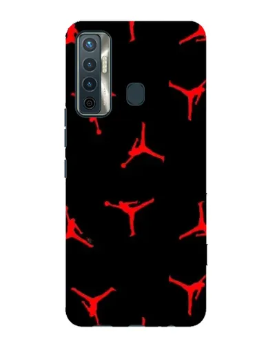 Чехол для TECNO Camon 17 с картинкой «Jordan Red Pattern» Чехол для TECNO Camon 17 с картинкой «Jordan Red Pattern»